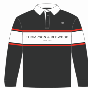 T&R Rugby Jumper - Black & Red